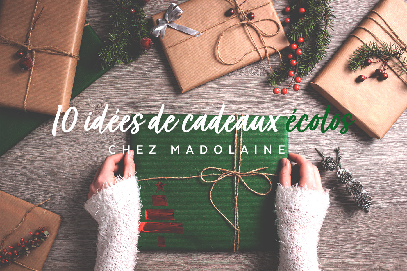 Green DIY de Noël : 3 emballages cadeaux en tissus - Atelier des