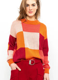 M2920 - Iléana color block sweater