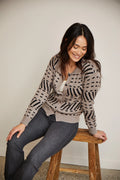Gilet à col polo en jacquard Ingrid