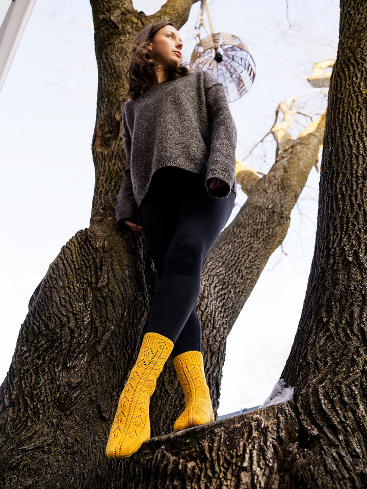 Chaussette pâquerette