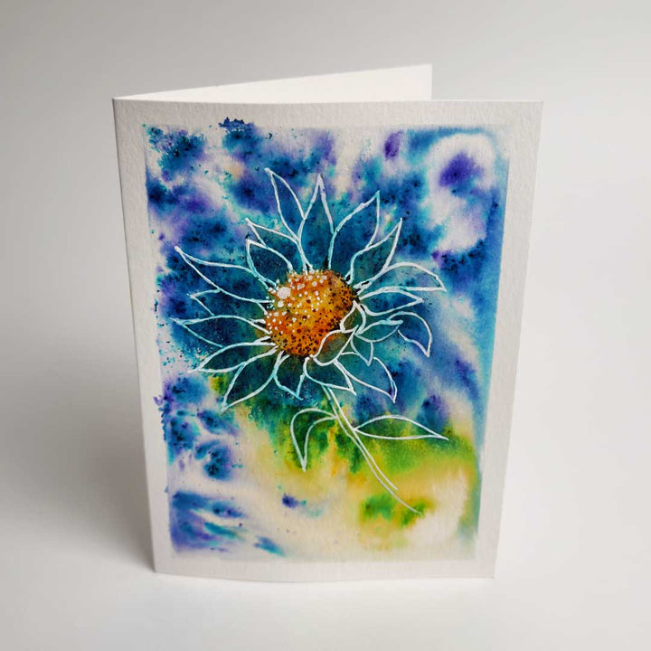 Tracé Fleur au Brusho