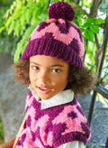 M6332 - Patron Bonnet en jacquard Solene avec pompon