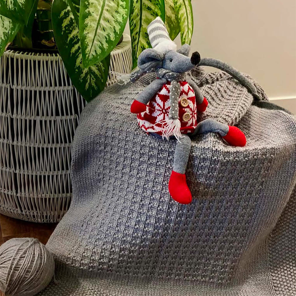 Patron - Couverture pour bébé Petite Souris