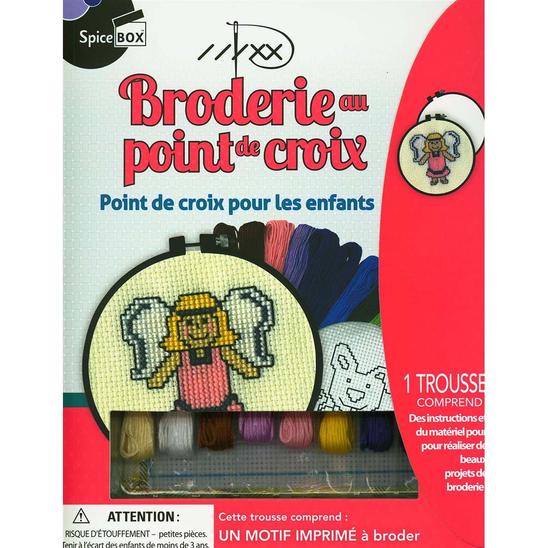 Broderie au point de croix (pour les enfants)