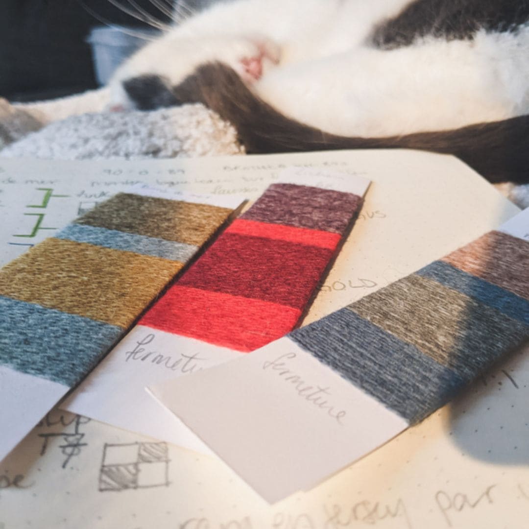 Théorie de la couleur pour le tricot avec Sabrina (salon Olivier Bresse)