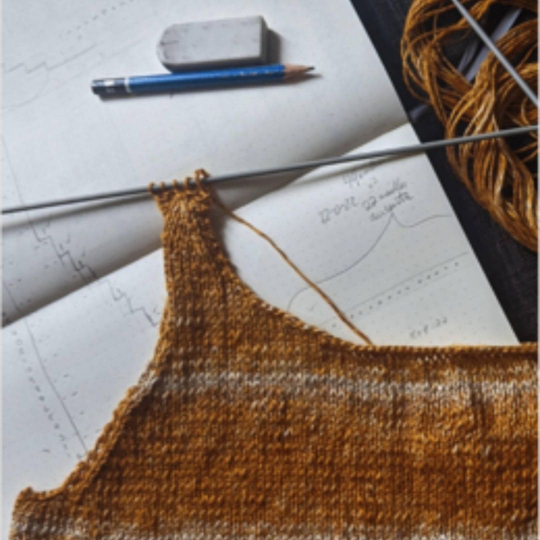 Augmentations et diminutions en tricot avec Sabrina (salon Olivier Bresse)