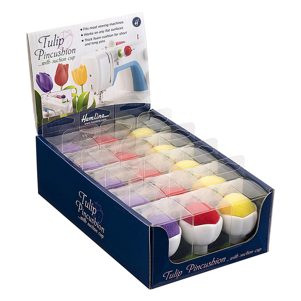 Porte épingles à ventouse tulipe