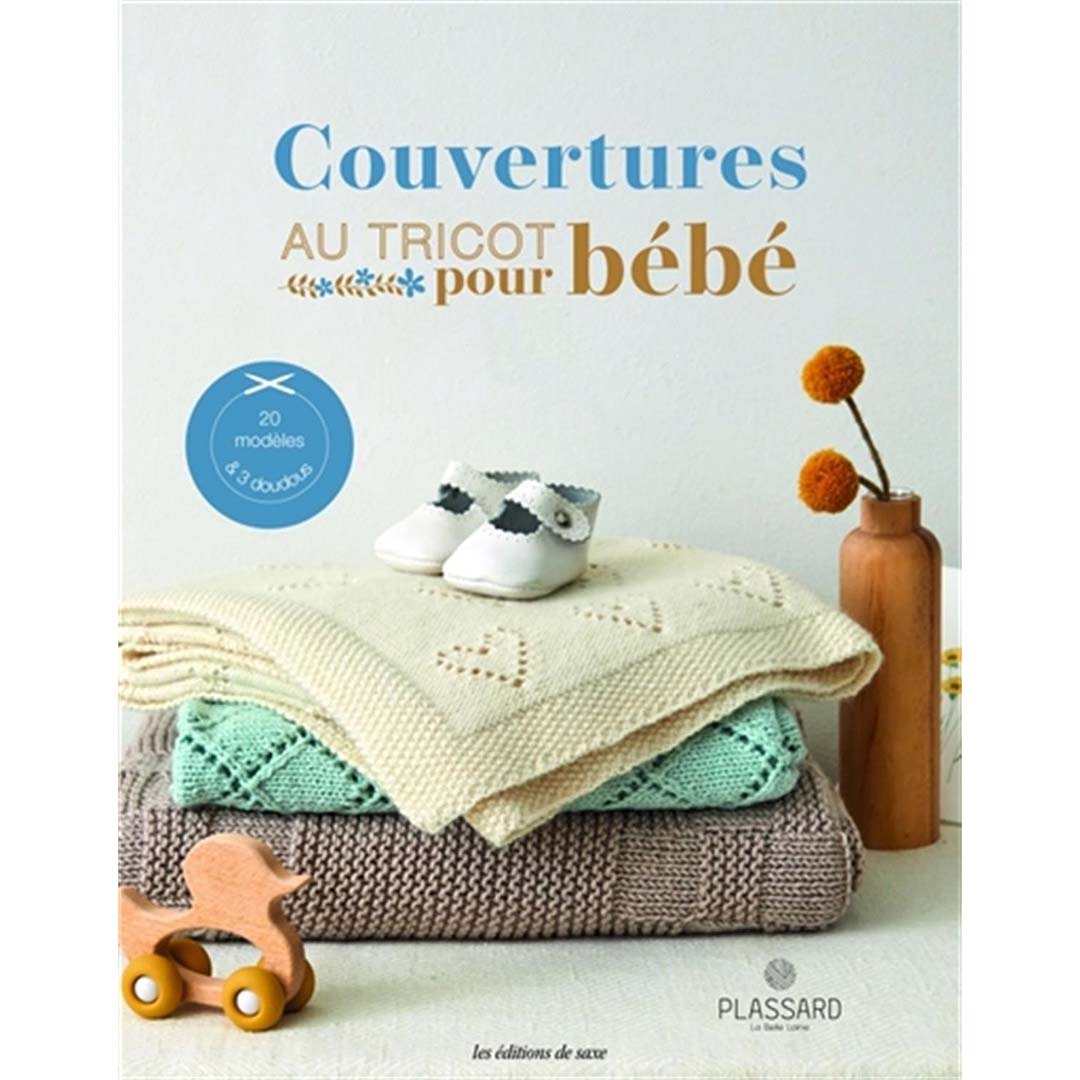 Couvertures au tricot pour bébé