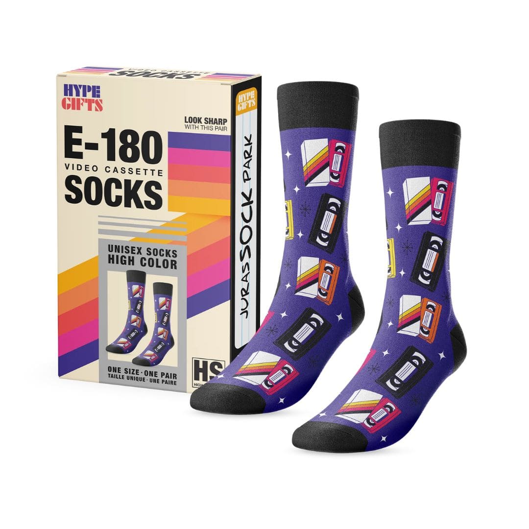 Bas Vidéo Cassette unisex socks - Taille unique