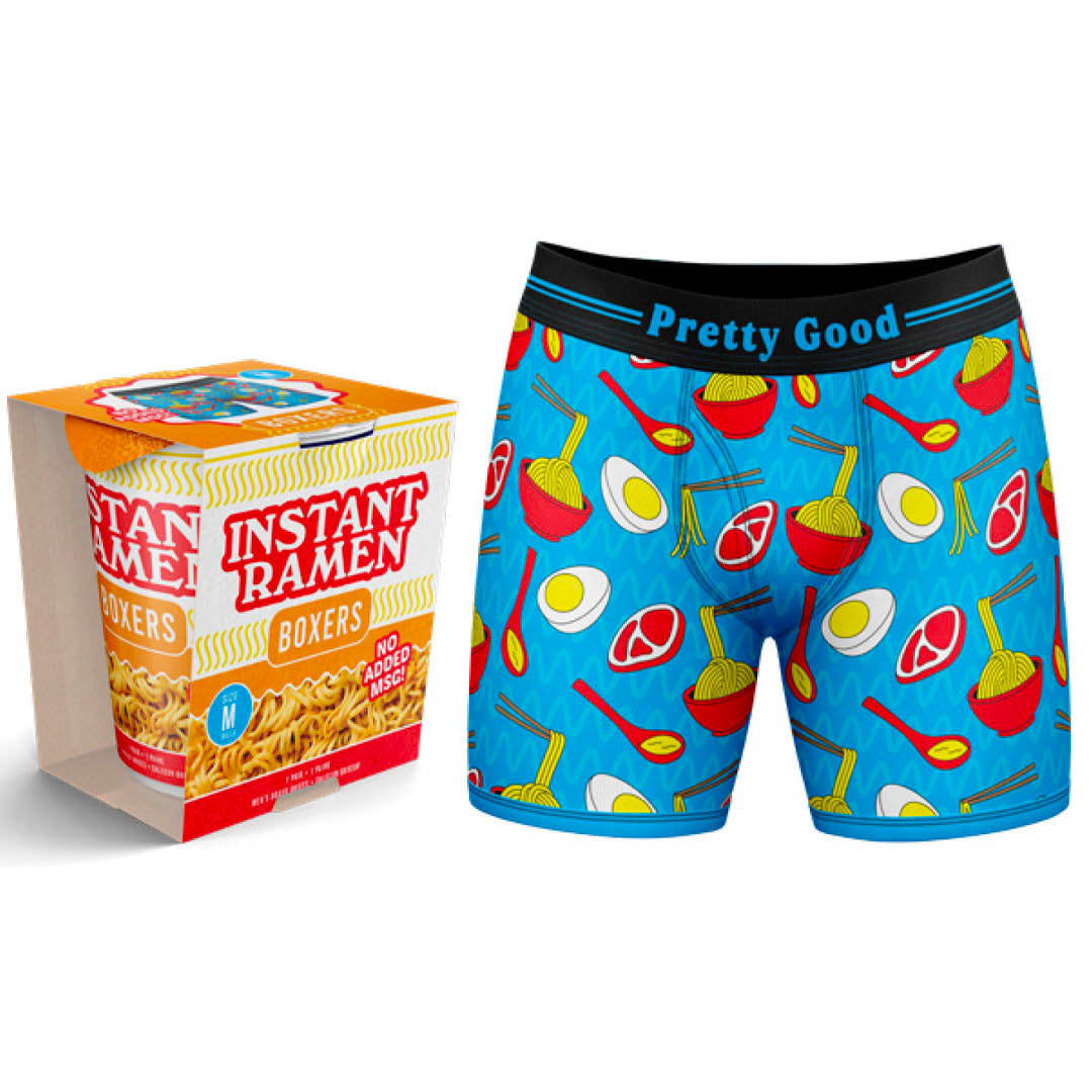 Caleçons boxeur pour hommes Ramen Instantané