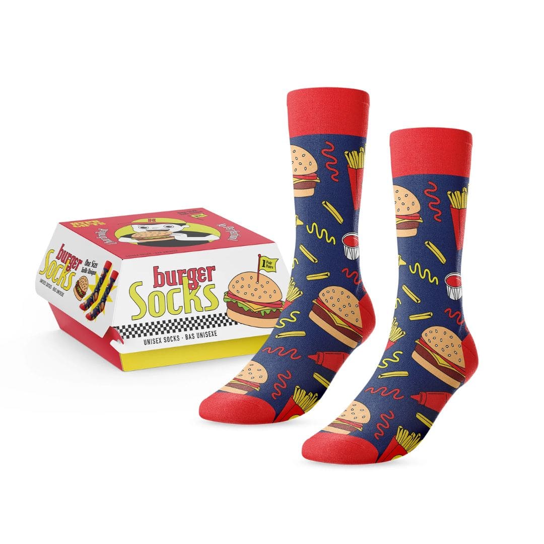 Bas Burger socks - Taille unique