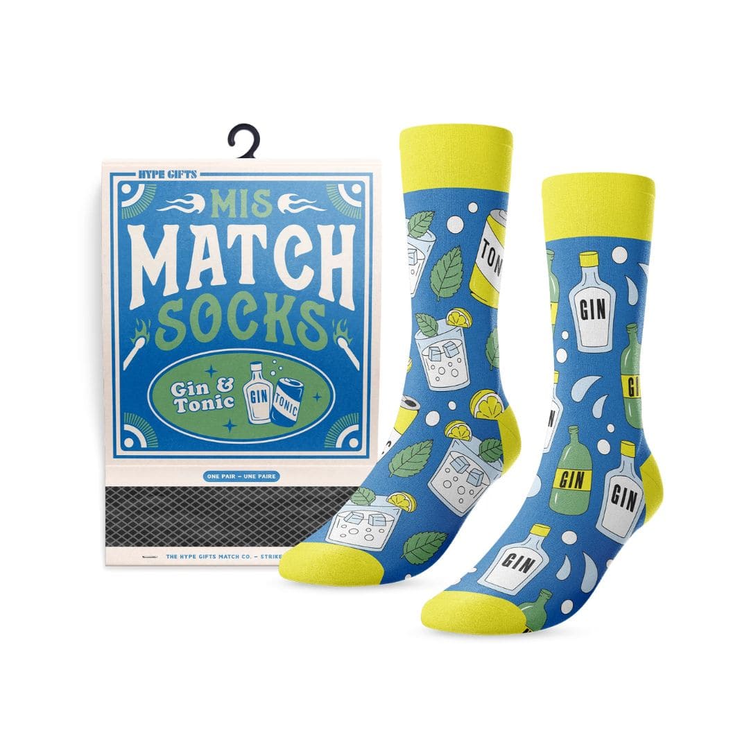 Bas Mis Match socks "Gin & Tonic" - Taille unique
