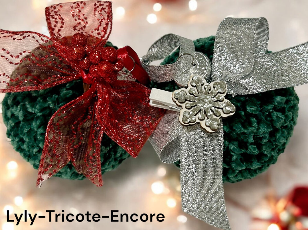 Boules de Noël au crochet