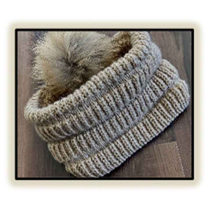 Marika snood in English ribbing