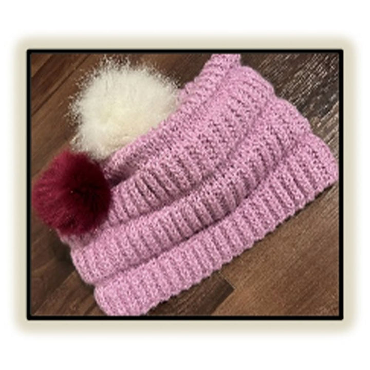 Marika snood in English ribbing