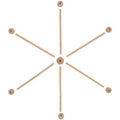 Mobile star with ball