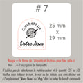 #7 Étiquettes personnalisées régulières