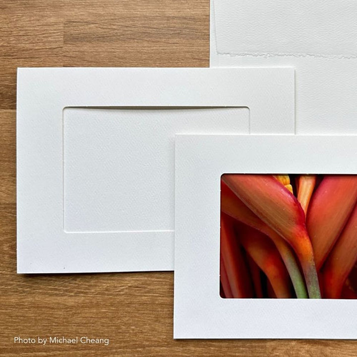 Card with frame for watercolor