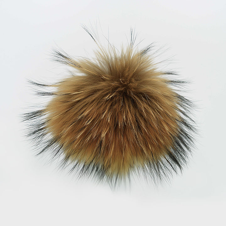 Pompon M en fourrure véritable