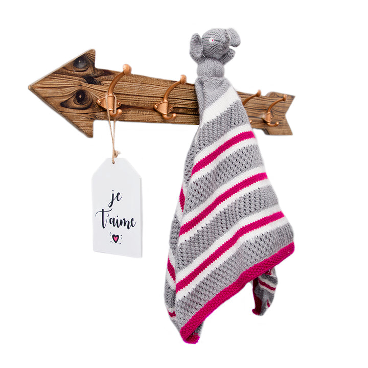 Patron tricot M - Doudou éléphant pour les tout p'tits