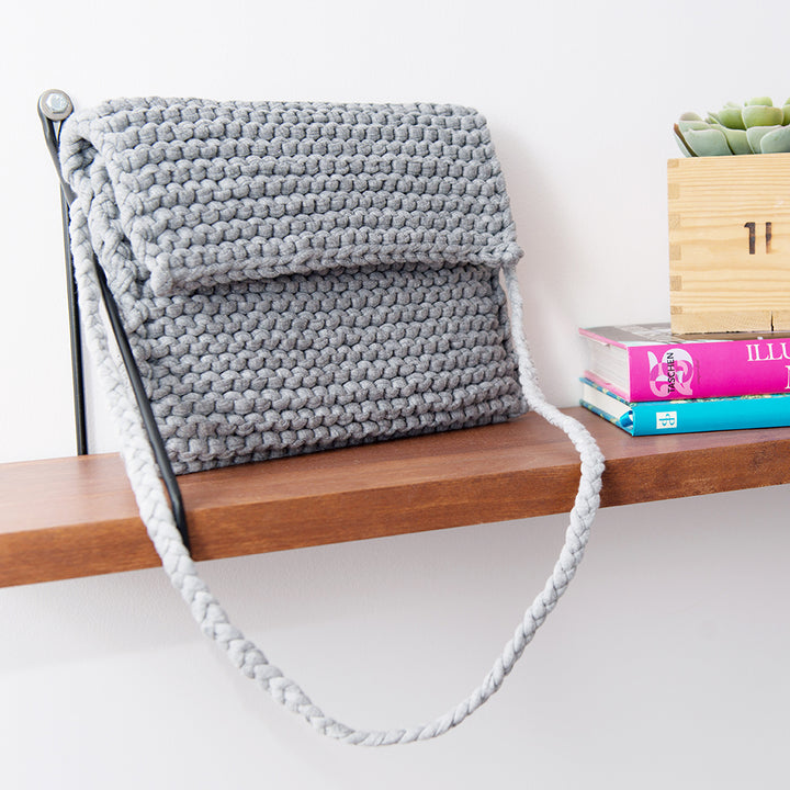 M Knitting and crochet pattern - All-purpose tote bag and case