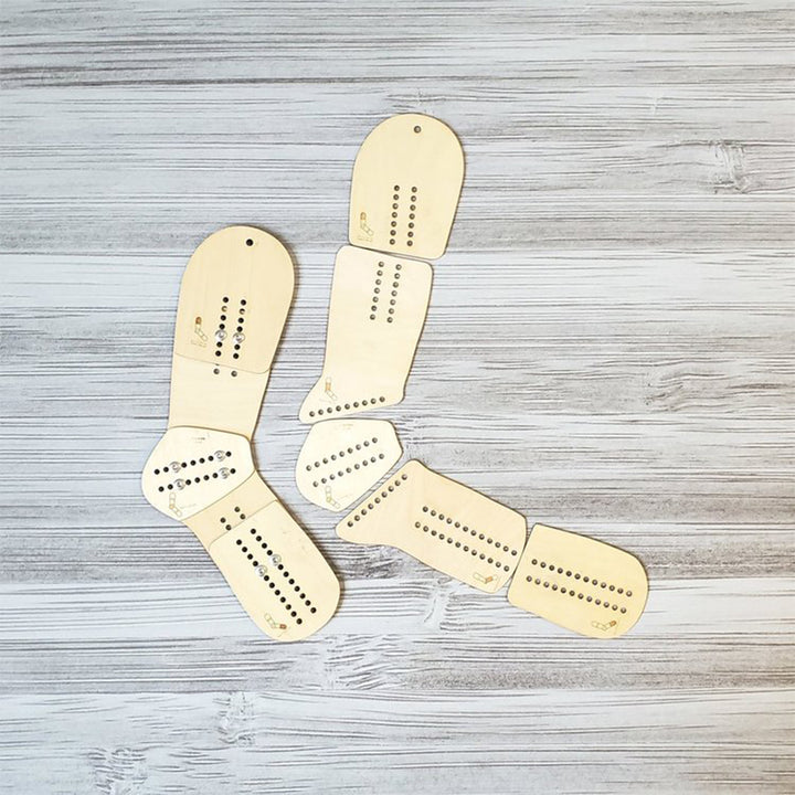 Shape to block stockings - Wood or Acrylic