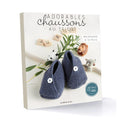 Adorable knitted slippers - 31098