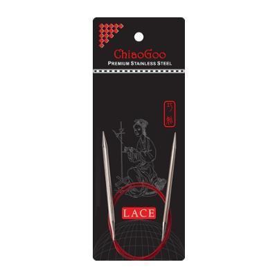 ChiaoGoo - Aiguilles circulaires fixes RED LACE 16'' (40 cm)