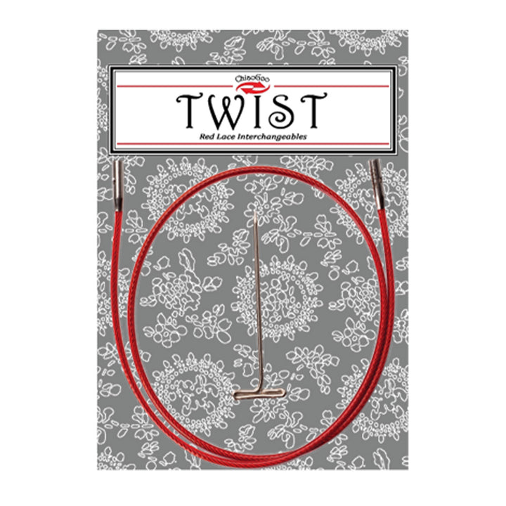ChiaoGoo - Câbles pour aiguilles interchangeables TWIST RED LACE