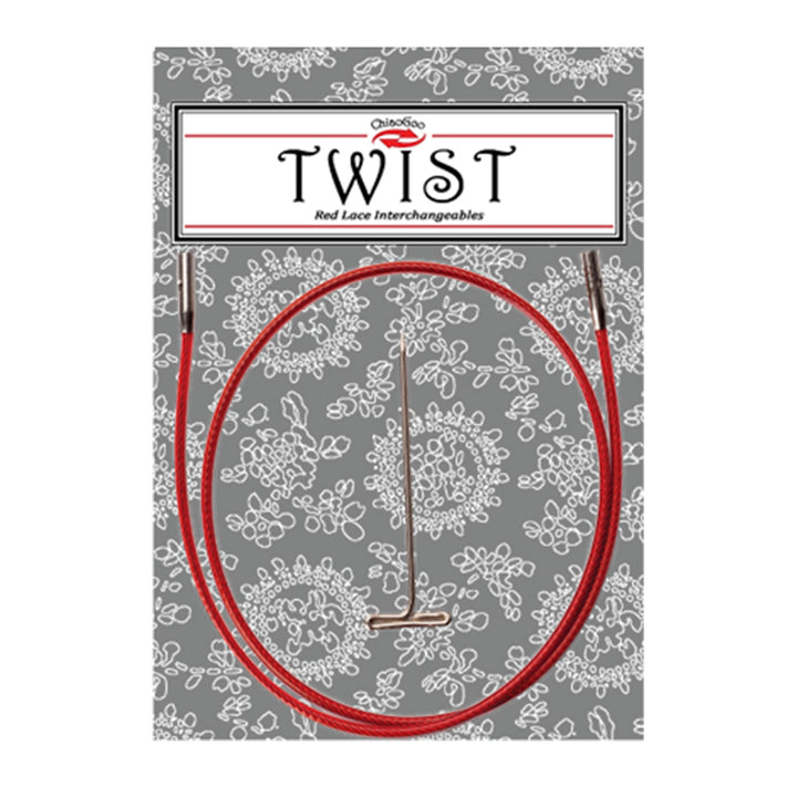 ChiaoGoo - Câbles pour aiguilles interchangeables TWIST RED LACE
