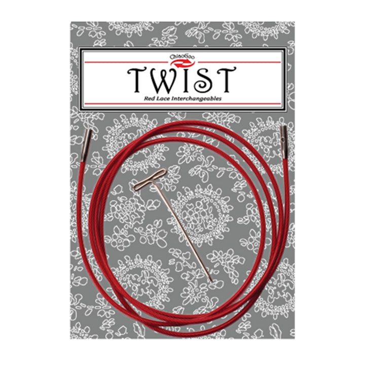 ChiaoGoo - Câbles pour aiguilles interchangeables TWIST RED LACE