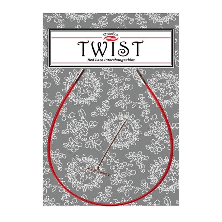 ChiaoGoo - Câbles pour aiguilles interchangeables TWIST RED LACE