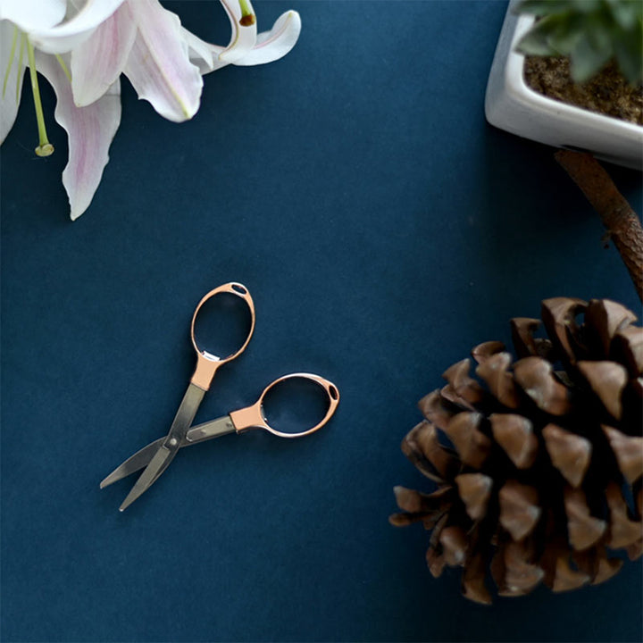 Ciseaux pliants rosegold - 11286