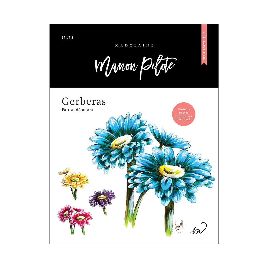 M Painting Pattern - “Gerberas” by Manon Pilote (Web version)