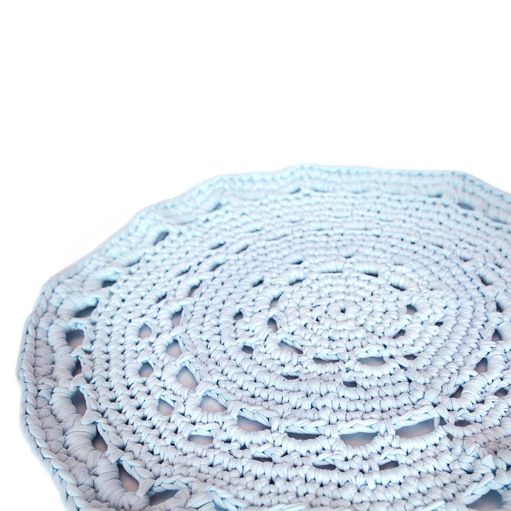 Tapis à Crochet avec Outils de Base pour Adultes Enfants Tapis de Fabrication 18x18 Pouces Motif Floral Broderie Fil Crochet Tapis à Crochet avec Outils de Base pour Adultes Enfants Tapis de Fabrication 18x18 Pouces Motif Floral Broderie Fil Crochet