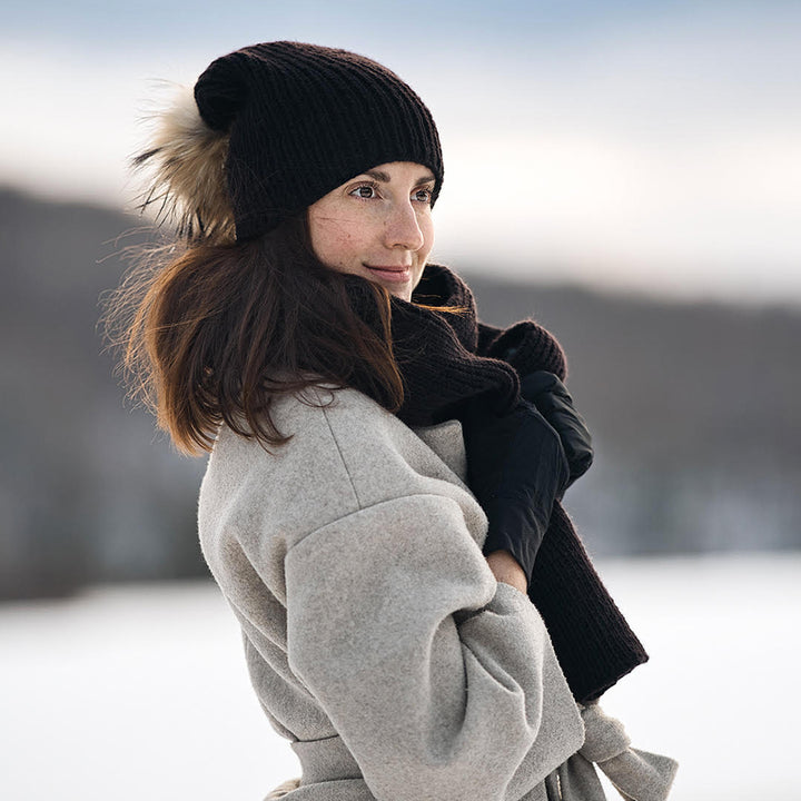 Le tricot avec Joannie - Tuque & Foulard (Kit complet)