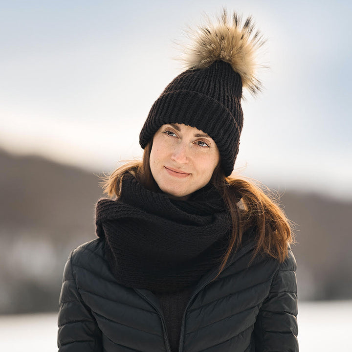 Le tricot avec Joannie - Tuque & Foulard (Kit complet)