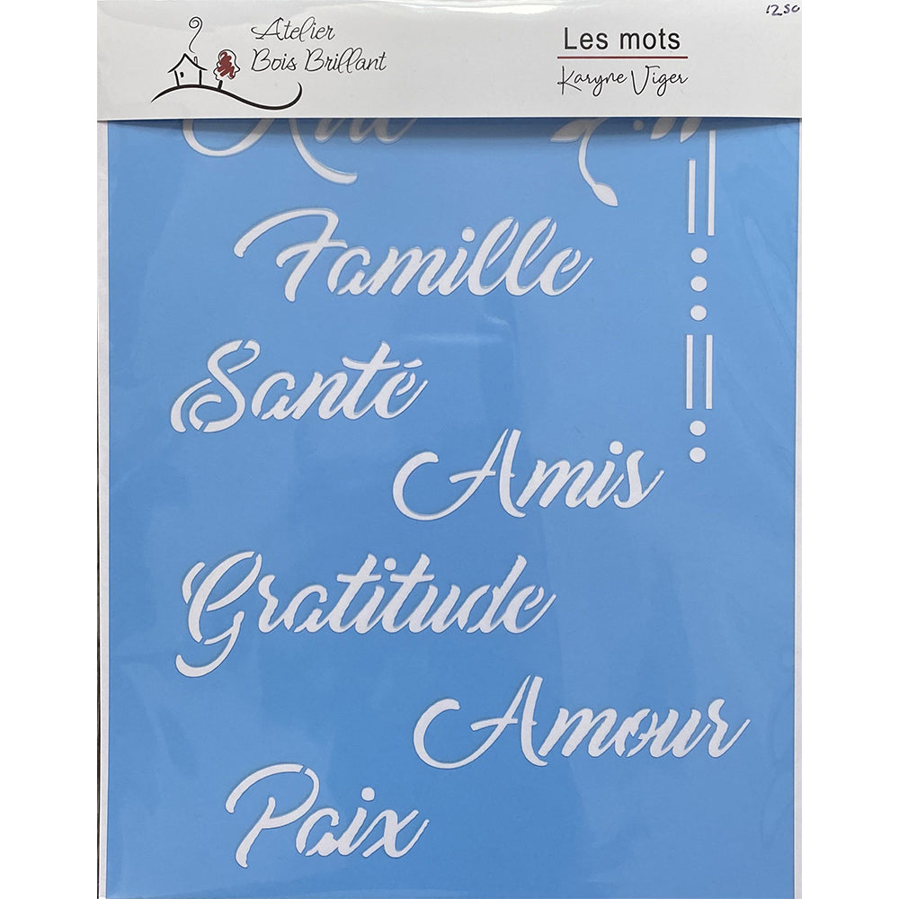 Stencil Words - Karyne Viger