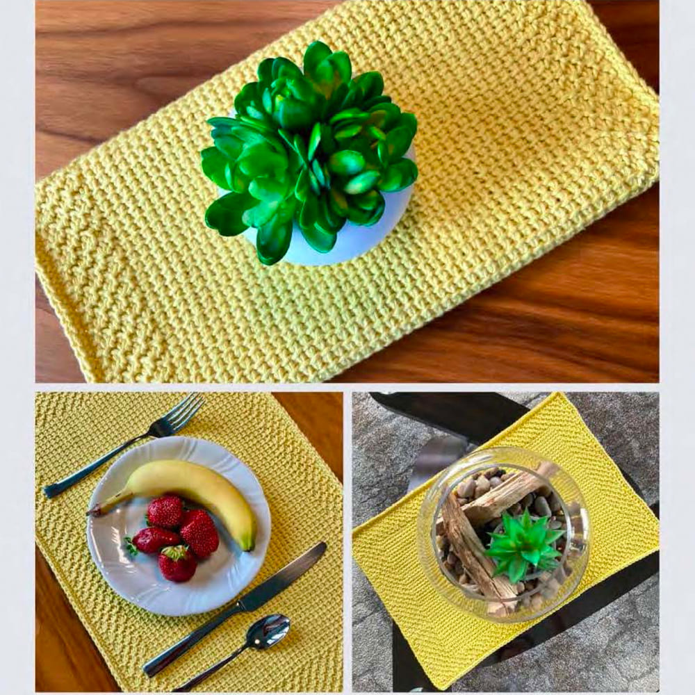 Napperon au crochet tunisien