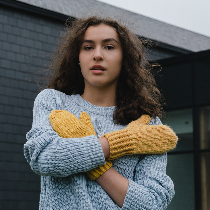 Patron de tricot M - Douces mitaines