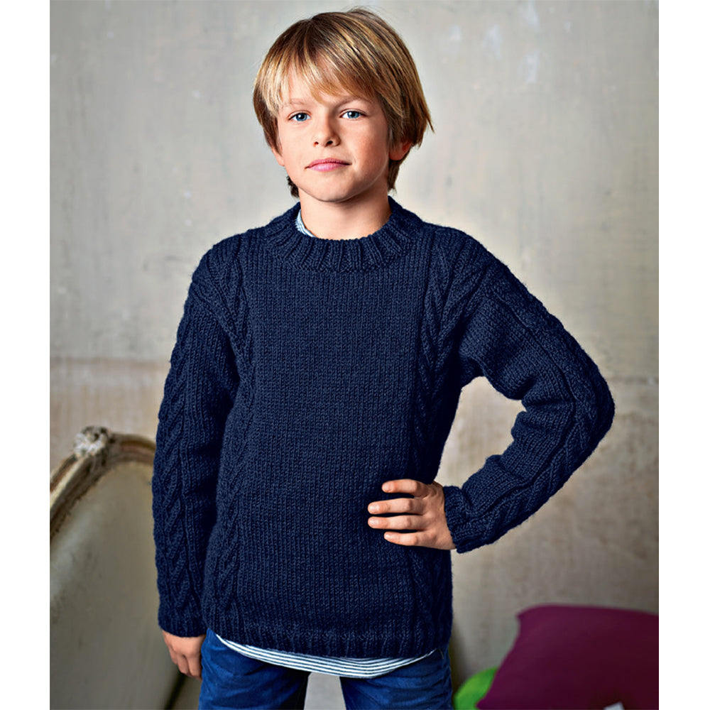 Pull en coton à col rond PENALTY Era pour homme avec logo brodé, modèle Pull en coton à col rond PENALTY Era pour homme avec logo brodé, modèle