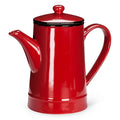 Metal look teapot - 27-ENAMEL-TALL