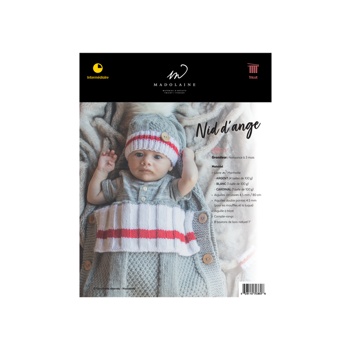 Patron tricot M - Nid d'ange