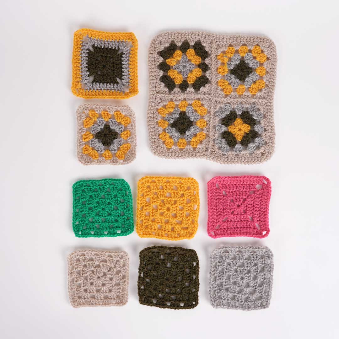 Crochet et couleurs (Univers M)