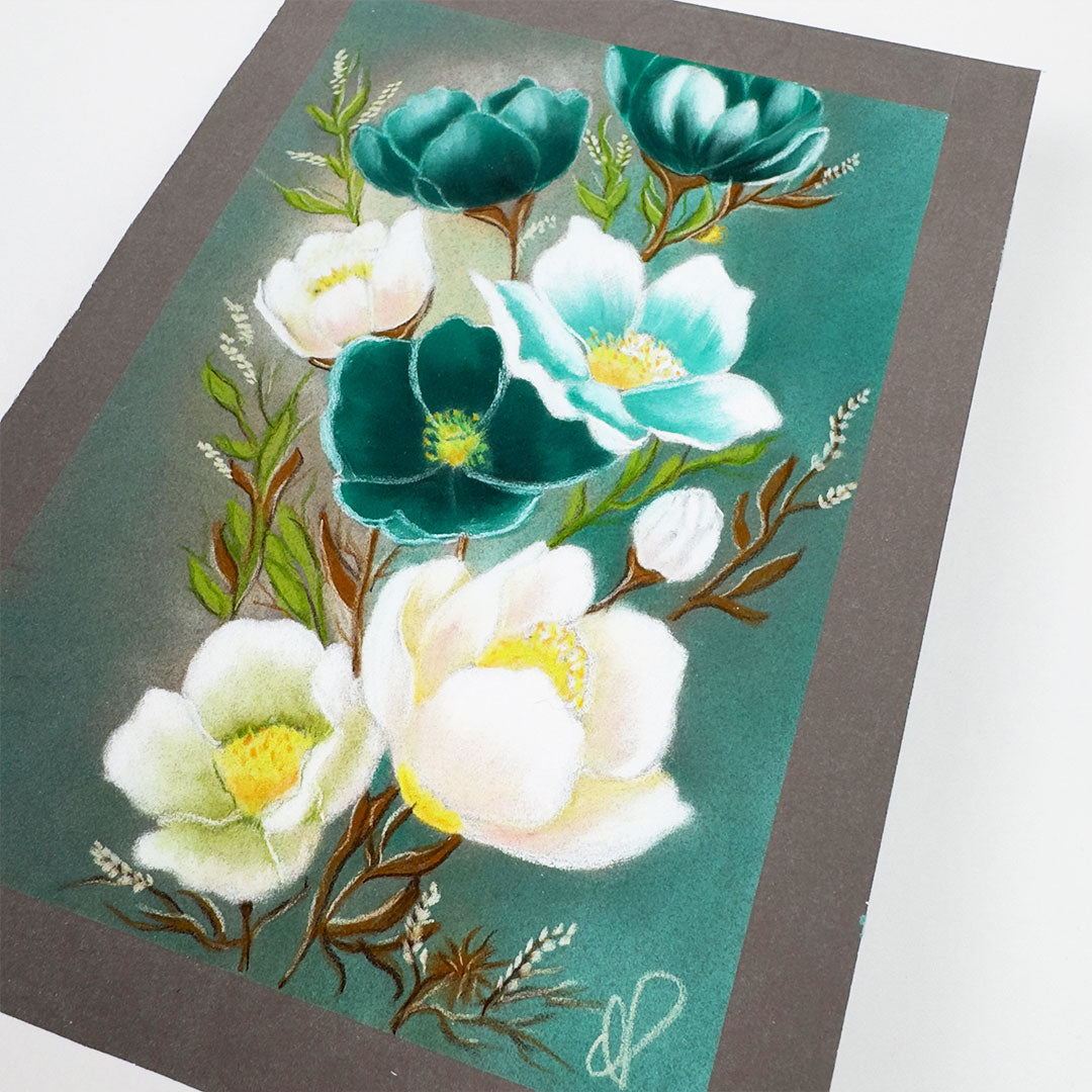 PanPastel Les fleurs bleues Niveau 2 (Univers M)