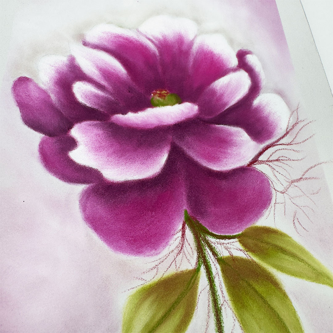 PanPastel La fleur rose Niveau 1 (Univers M)