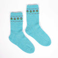 Patron Chaussette Les fleurs de papa