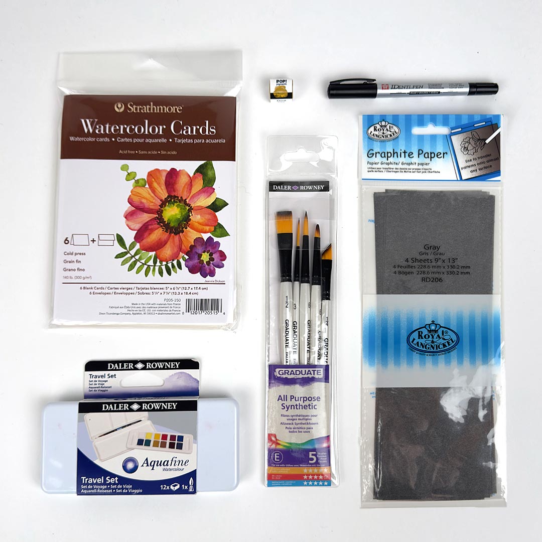 Creative Box: Paint Your Own Christmas Cards in Watercolor