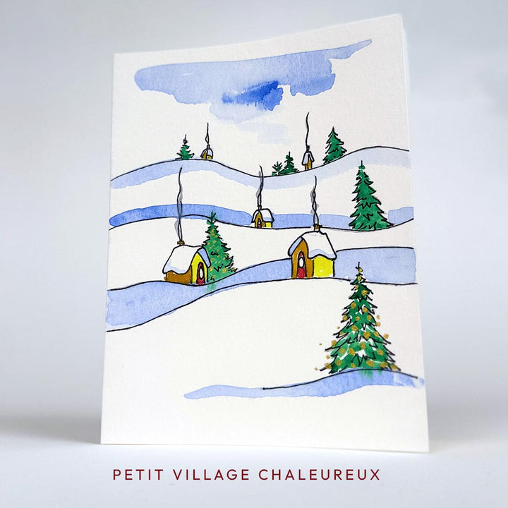 Boîte créative : Créez vos cartes de Noël à l’aquarelle
