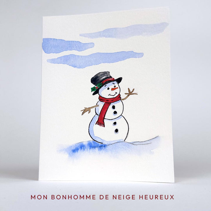 Boîte créative : Créez vos cartes de Noël à l’aquarelle